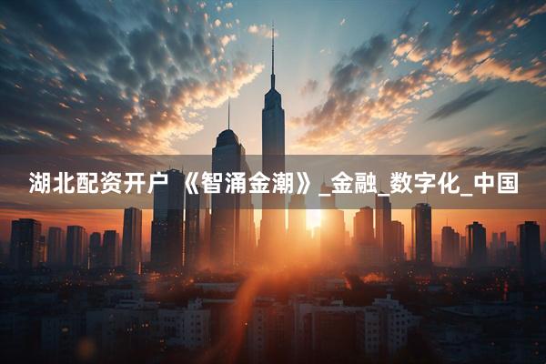 湖北配资开户 《智涌金潮》_金融_数字化_中国