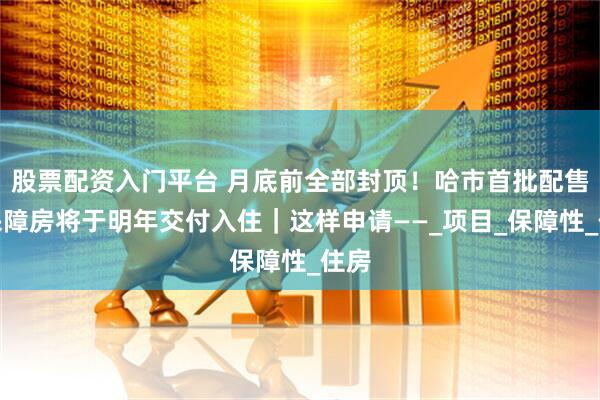 股票配资入门平台 月底前全部封顶！哈市首批配售型保障房将于明年交付入住｜这样申请——_项目_保障性_住房